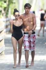 MADISON BEER in Swimsuit Out in Miami 12/31/2015