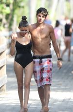 MADISON BEER in Swimsuit Out in Miami 12/31/2015