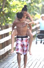 MADISON BEER in Swimsuit Out in Miami 12/31/2015