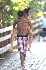MADISON BEER in Swimsuit Out in Miami 12/31/2015