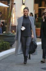 MARIA MENOUNOS Out for Dinner at Blue Ribbon Sushi Bar & Grill in West Hollywood 12/13/2015
