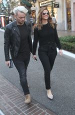 MARIA MENOUNOS Out Shopping at the Grove in West Hollywood 12/03/2015