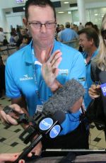 MARIA SHARAPOVA Arrives at Brisbane Airport 12/29/2015