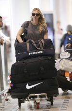 MARIA SHARAPOVA Arrives at Brisbane Airport 12/29/2015