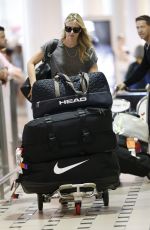 MARIA SHARAPOVA Arrives at Brisbane Airport 12/29/2015