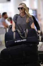 MARIA SHARAPOVA Arrives at Brisbane Airport 12/29/2015
