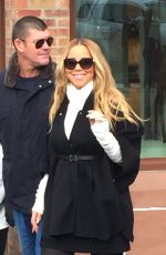 MARIAH CAREY Out and About in Aspen 12/19/2015