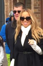 MARIAH CAREY Out and About in Aspen 12/19/2015