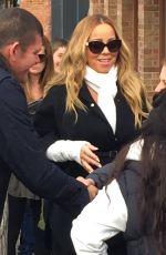 MARIAH CAREY Out and About in Aspen 12/19/2015