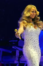 MARIAH CAREY Performs at a Concert in New York 12/09/2015