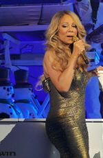 MARIAH CAREY Performs at a Concert in New York 12/09/2015
