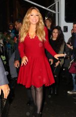 MARIAH CAREY Performs at a Concert in New York 12/09/2015
