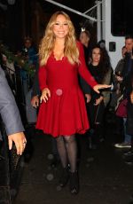 MARIAH CAREY Performs at a Concert in New York 12/09/2015