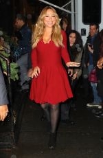 MARIAH CAREY Performs at a Concert in New York 12/09/2015
