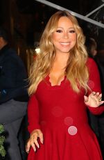 MARIAH CAREY Performs at a Concert in New York 12/09/2015
