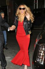 MARIAH CAREY Performs at a Concert in New York 12/09/2015