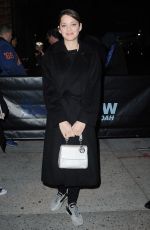 MARION COTILLARD Arrives at The Daily Show with Trevor Noah in New York 12/09/2015