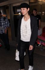 MARION COTILLARD at Los Angeles International Airport 12/02/2015