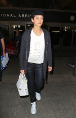 MARION COTILLARD at Los Angeles International Airport 12/02/2015