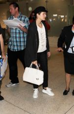 MARION COTILLARD at Los Angeles International Airport 12/02/2015