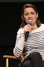 MARION COTILLARD at Macbeth Screening by AMPAS in New York 12/08/2015