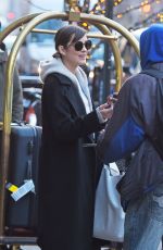 MARION COTILLARD Leaves Her Hotel in New York 12/10/2015