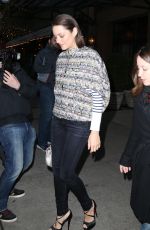 MARION COTILLARD Night Out in New York 12/08/2015