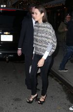 MARION COTILLARD Night Out in New York 12/08/2015