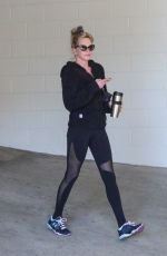MELANIE GRIFFITH Leaves a Gym in Los Angeles 12/29/2015