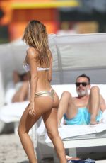 MELISSA CASTAGNOLI in Bikini on the Beach in Miami 12/01/2015