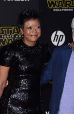 MELLODY HOBSON at Star Wars: Episode VII – The Force Awakens Premiere in Hollywood 12/14/2015
