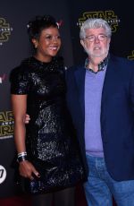 MELLODY HOBSON at Star Wars: Episode VII – The Force Awakens Premiere in Hollywood 12/14/2015