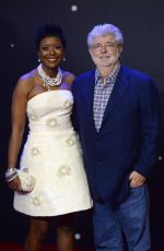 MELLODY HOBSON at Star Wars: The Force Awakens Premiere in London 12/16/2015