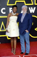 MELLODY HOBSON at Star Wars: The Force Awakens Premiere in London 12/16/2015