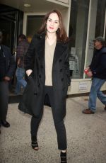 MICHELLE DOCKERY Arrives at Live with Kelly & Michael in New York 12/09/2015