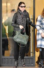 MICHELLE TRACHTENBERG Leaves Barney