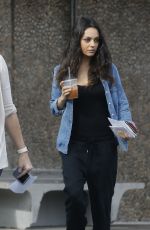 MILA KUNIS Out and About in Los Angeles 12/09/2015