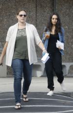 MILA KUNIS Out and About in Los Angeles 12/09/2015