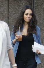 MILA KUNIS Out and About in Los Angeles 12/09/2015