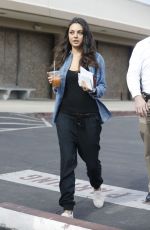 MILA KUNIS Out and About in Los Angeles 12/09/2015
