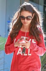 MILA KUNIS Out for Coffee in Studio City 12/14/2015