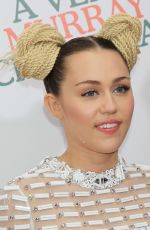 MILEY CYRUS at Very Murray Christmas Screening New York 12/02/2015