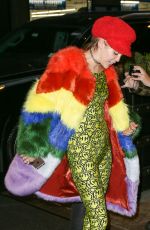 MILEY CYRUS Leaves Her Hotel in New York 12/01/2015