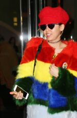 MILEY CYRUS Leaves Her Hotel in New York 12/01/2015