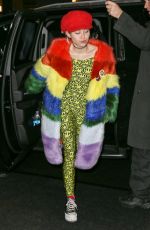 MILEY CYRUS Leaves Her Hotel in New York 12/01/2015