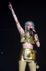 MILEY CYRUS Performs at Wiltern Theatre  in Los Angeles 12/19/2015