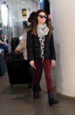 MIRANDA COSGROVE at LAX Airport in Los Angeles 12/07/2015
