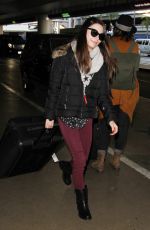 MIRANDA COSGROVE at LAX Airport in Los Angeles 12/07/2015