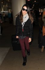 MIRANDA COSGROVE at LAX Airport in Los Angeles 12/07/2015