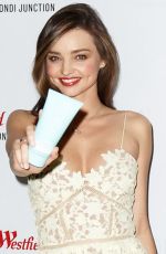 MIRANDA KERR Promotes Her Kora Skincare Range at Westfield Bondi Junction in Sydney 16/12/2015
